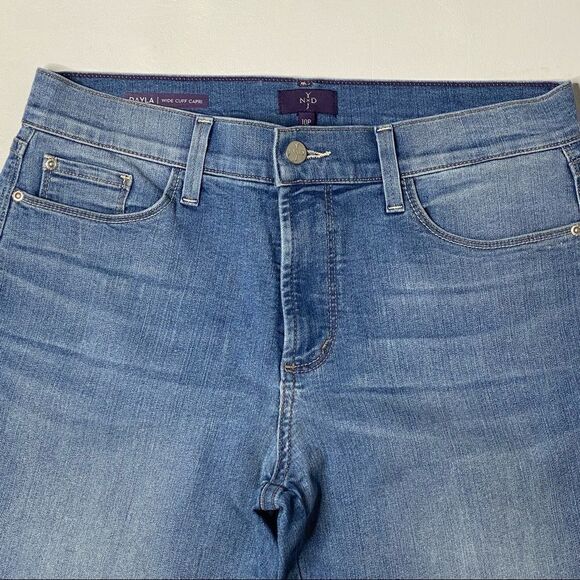 NYDJ Not Your Daughter’s Jeans | Dayla Wide Cuff Capri - Picture 2 of 7